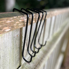 Garden Fence Panel Hooks (15cm) - Pack of 6