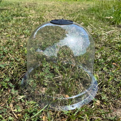 Plastic Plant Protection Bell Cloche Covers with Ground Pegs - Pack of 10