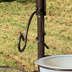 Bird Feeder Hanging Bracket Hook for Bird Feeding Stations with Spiral Fixing (Set of 2)