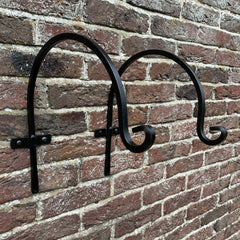 Metal Round Garden Hanging Basket Hooks (30cm) - Pack of 4