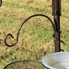 Bird Feeder Hanging Bracket Hook for Bird Feeding Stations with Spiral Fixing