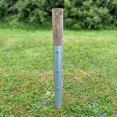 Metal Log Roll Stakes for Lawn Garden Border Edging (Pack of 10)
