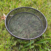 Bird Seed, Nuts, Mealworms Metal Mesh Dish Tray for Metal Bird Feeding Stations