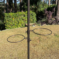 Bird Bath Bracket Tray Holder for Metal Bird Feeding Stations (Set of 2)