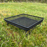 Metal Ground Bird Feeder Seed & Nut Tray
