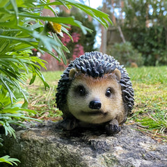 Hoglet Baby Hedgehog Resin Garden Ornament - Pack of 2