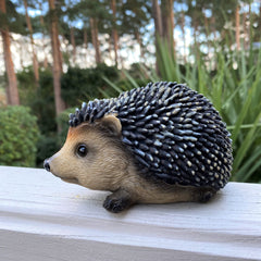 Hoglet Baby Hedgehog Resin Garden Ornament - Pack of 2