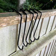 Garden Fence Panel Hooks (15cm) - Pack of 6