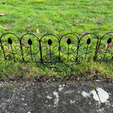Leaf Design Metal Garden Lawn Edging (45cm x 41cm) - 20 Panels
