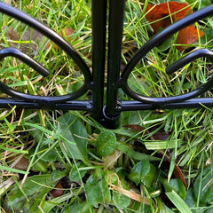 Leaf Design Metal Garden Lawn Edging (45cm x 41cm) - 20 Panels