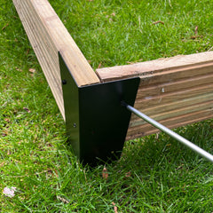 Metal Raised Vegetable Bed Corner Brackets - Pack of 8