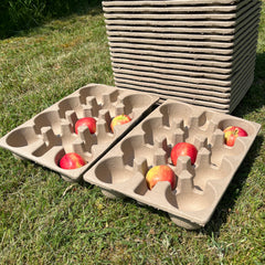 Paper Fibre Apple Storage Trays - Pack of 50