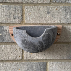 Concrete House Martin Bird Nest Box Rounded Half Cup Nester