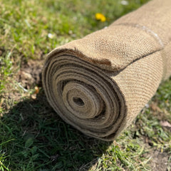 Jute Hessian Burlap Plant Protection Liner & Weed Control Roll (10m x 2m) - Pack of 2
