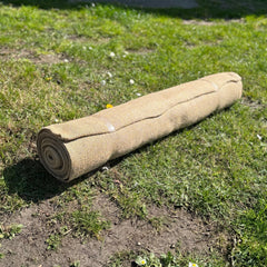 Jute Hessian Burlap Plant Protection Liner & Weed Control Roll (10m x 2m) - Pack of 2