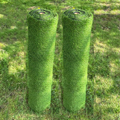 Artificial Lawn Grass Garden Turf with 20mm Pile (4m x 1m) - 2 Rolls
