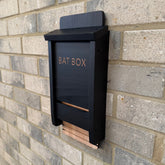 Black Wooden Bat Nesting Roosting Box House