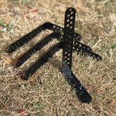 Steel Multi-Purpose Right Angle Brackets (21cm) - Pack of 4