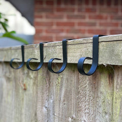 Garden Fence Panel Bracket Hooks - Pack of 4
