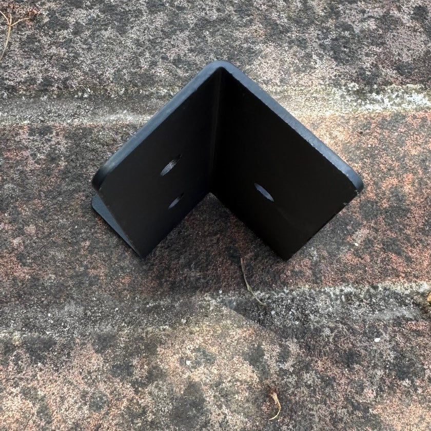 Surface Mounted Fence Post Support Brackets for Hard Ground - Pack of 8