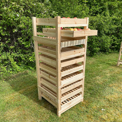Traditional Wooden Apple Storage Rack (10 Drawer)