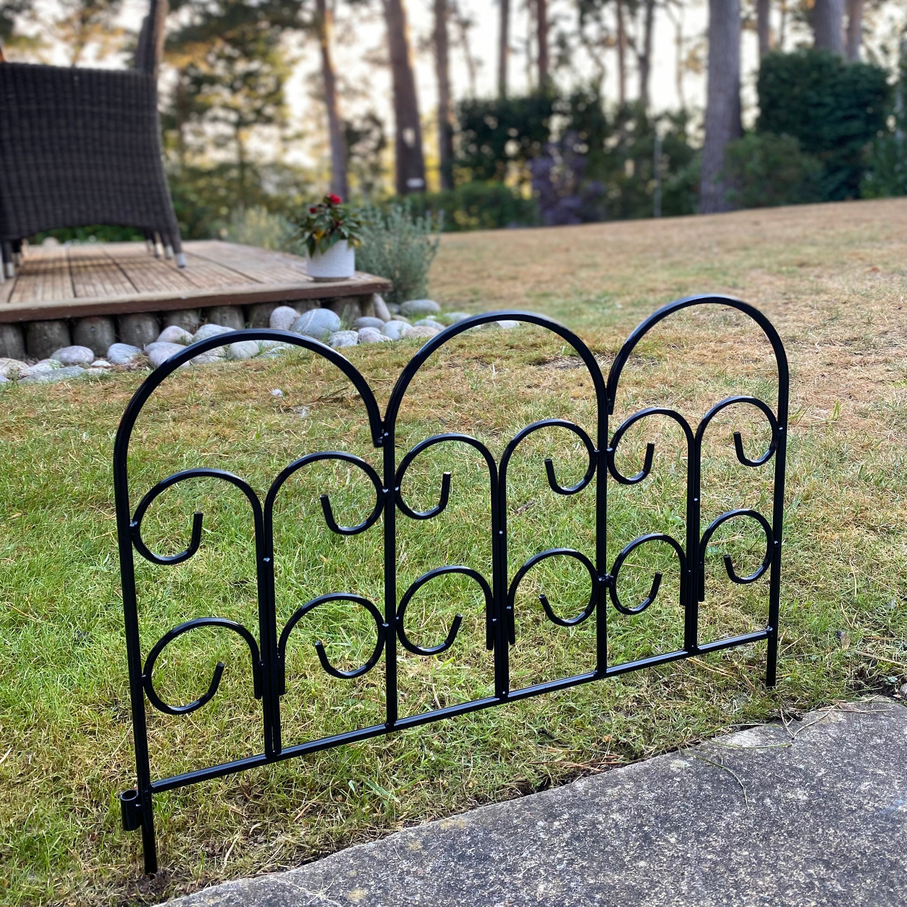 Richmond Metal Garden Lawn Edging (45cm x 41cm) - 15 Panels