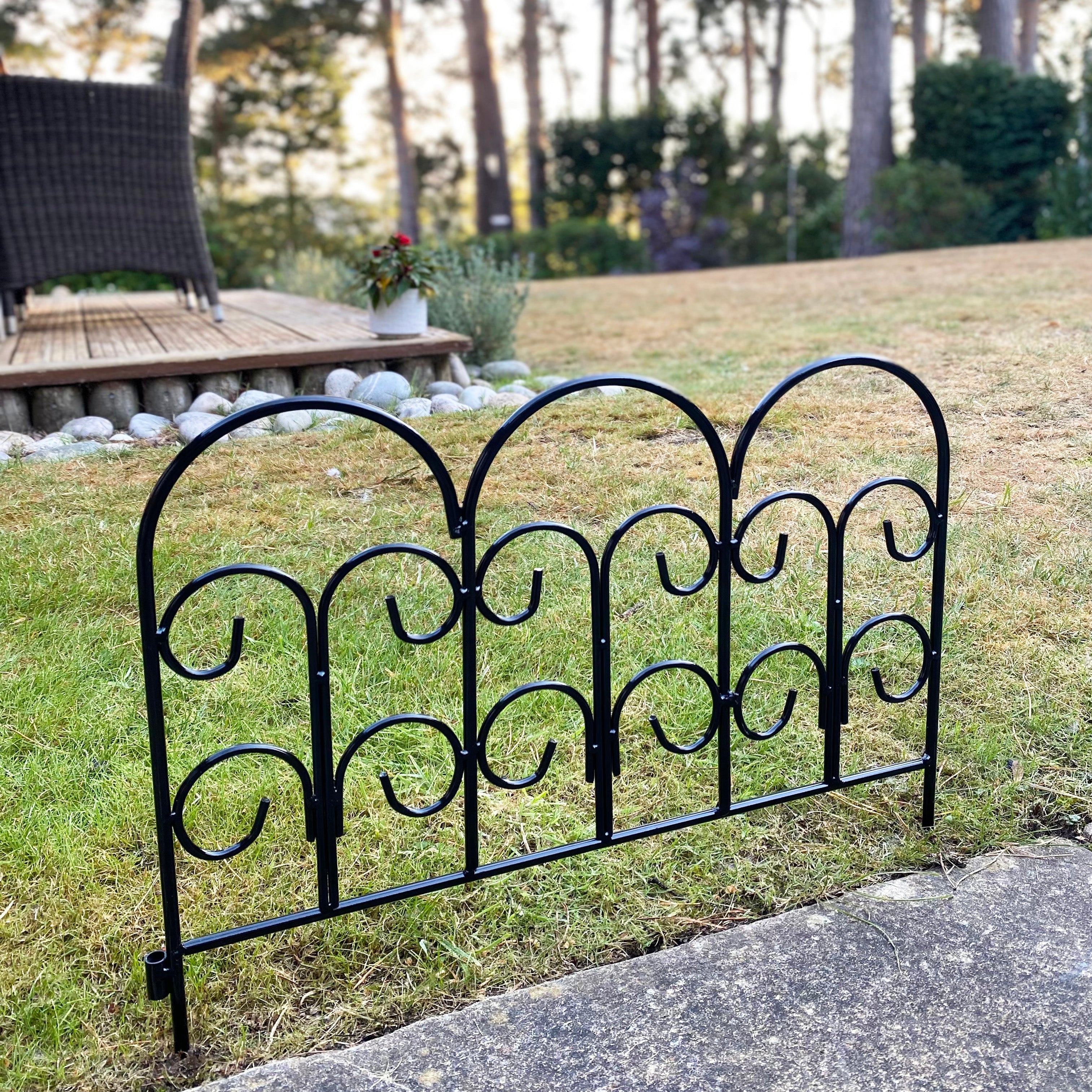 Richmond Metal Garden Lawn Edging (45cm x 41cm) - 5 Panels