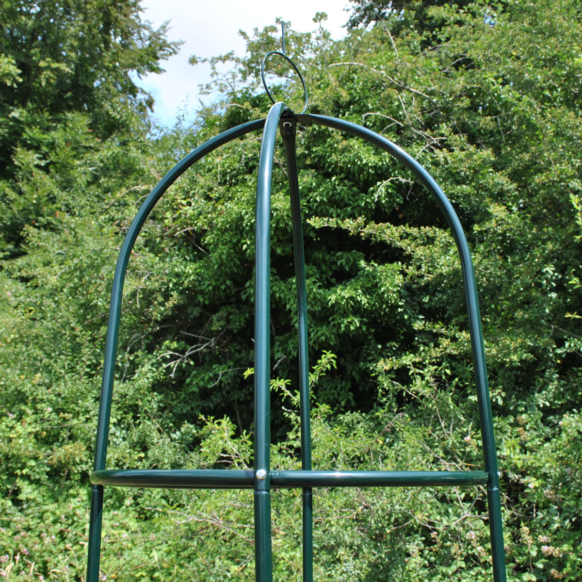Metal Garden Obelisks Plant Support for Climbers and Roses (190cm) - Pack of 2