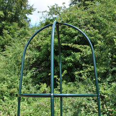 Metal Garden Obelisks Plant Support for Climbers and Roses (190cm) - Pack of 2