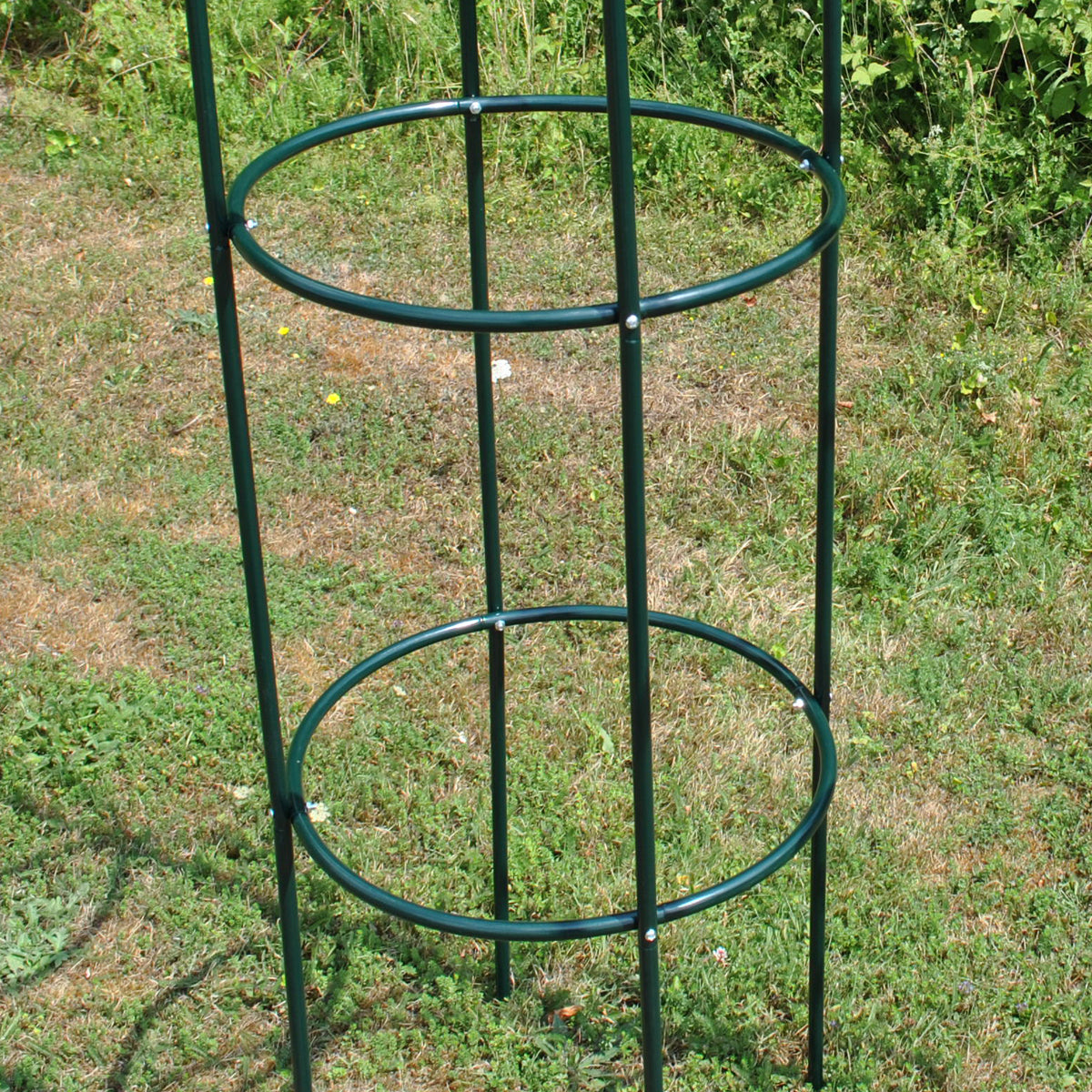 Metal Garden Obelisks Plant Support for Climbers and Roses (190cm) - Pack of 2