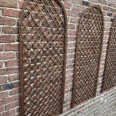 Willow Garden Trellis With Curved Top (120cm x 45cm) - Pack of 3
