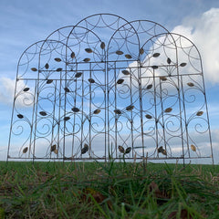 Leaf Design Metal Garden Trellis (120cm x 50cm) - Pack of 5