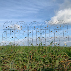 Leaf Design Metal Garden Trellis (120cm x 50cm) - Pack of 5