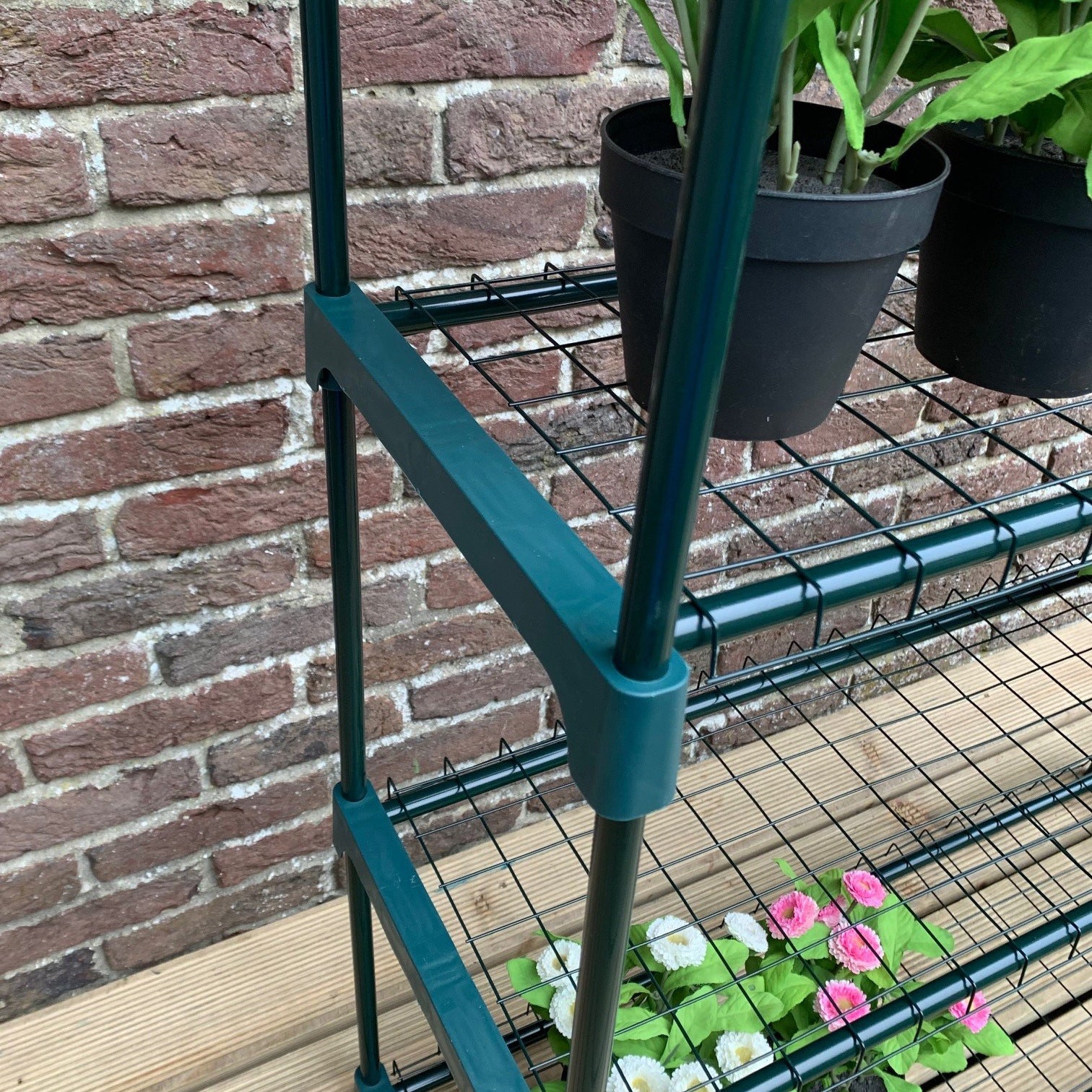 Greenhouse Staging Shelving Racking 4 Tier - Pack of 2