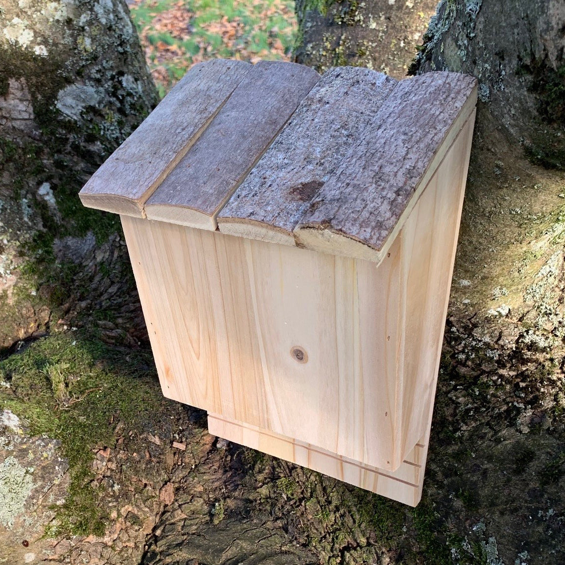 Large Wooden Bat Nesting Roosting Box (Set of 2)