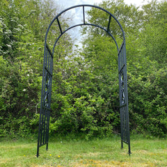 Metal Amalfi Garden Arch with 4 Ground Spikes