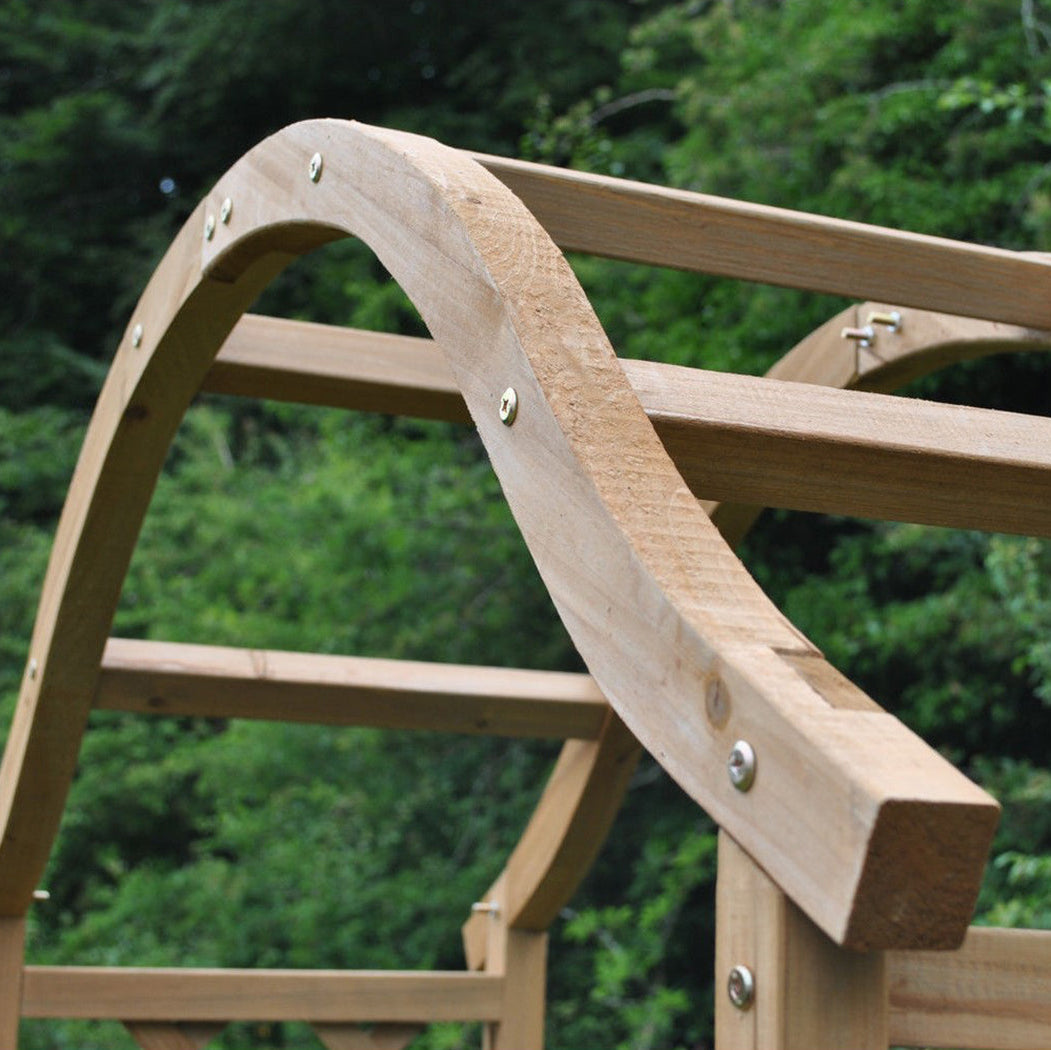 Replacement Left and Right Hand Top Pieces for Wooden Garden Arch with Curved Top GFH798