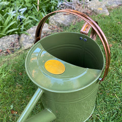 Heritage Tweed Green & Copper Metal Watering Can (3.5 Litre)