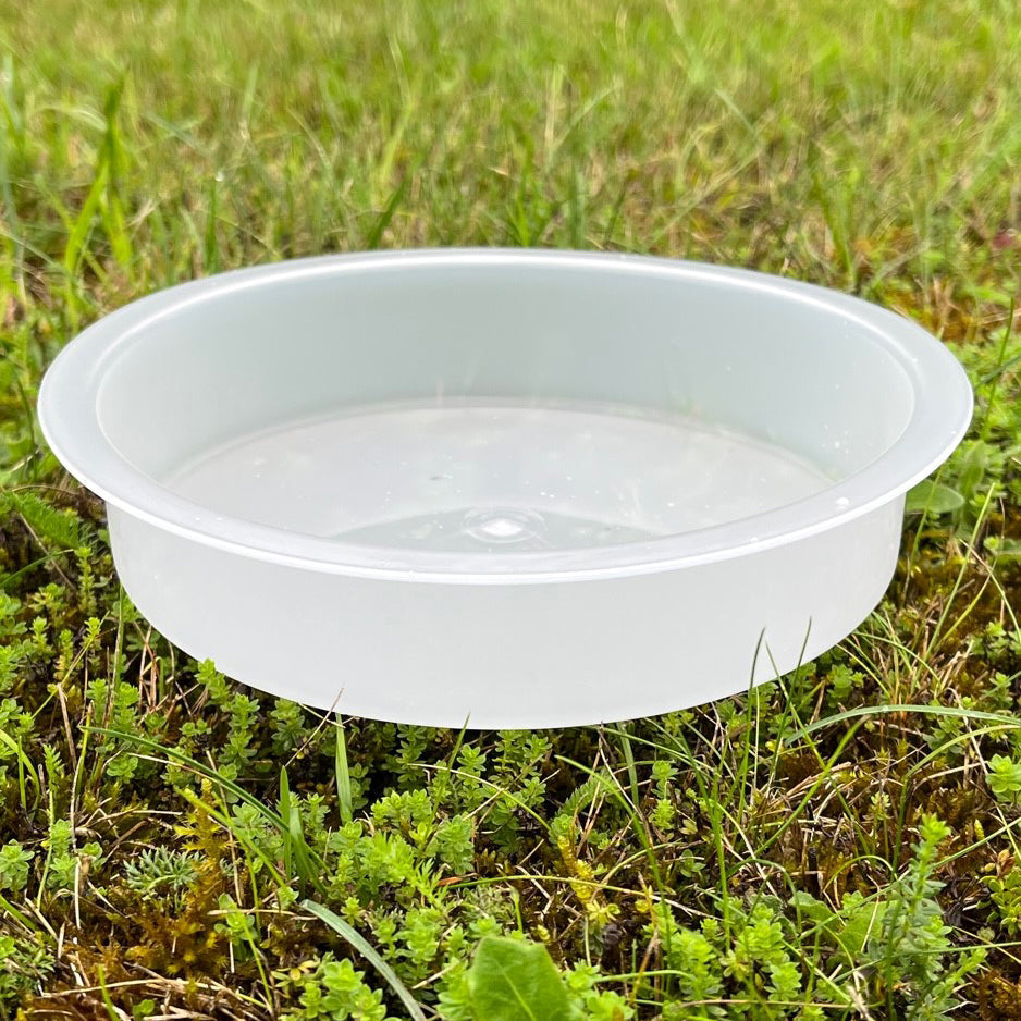 Bird Bath Water Dish for Metal Bird Feeding Stations (Set of 2)