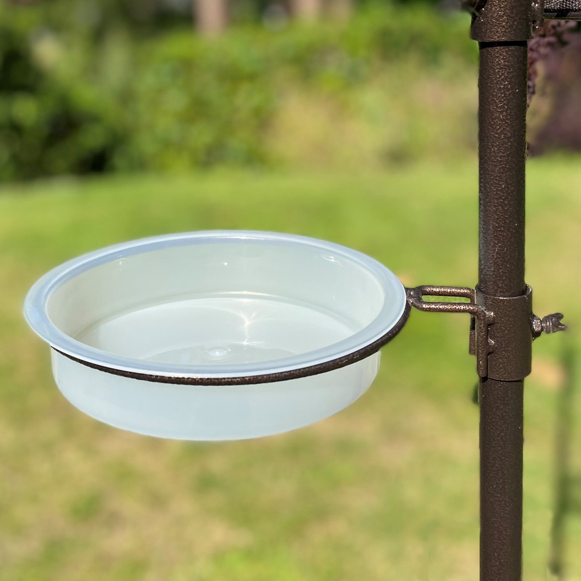 Bird Bath Water Dish for Metal Bird Feeding Stations