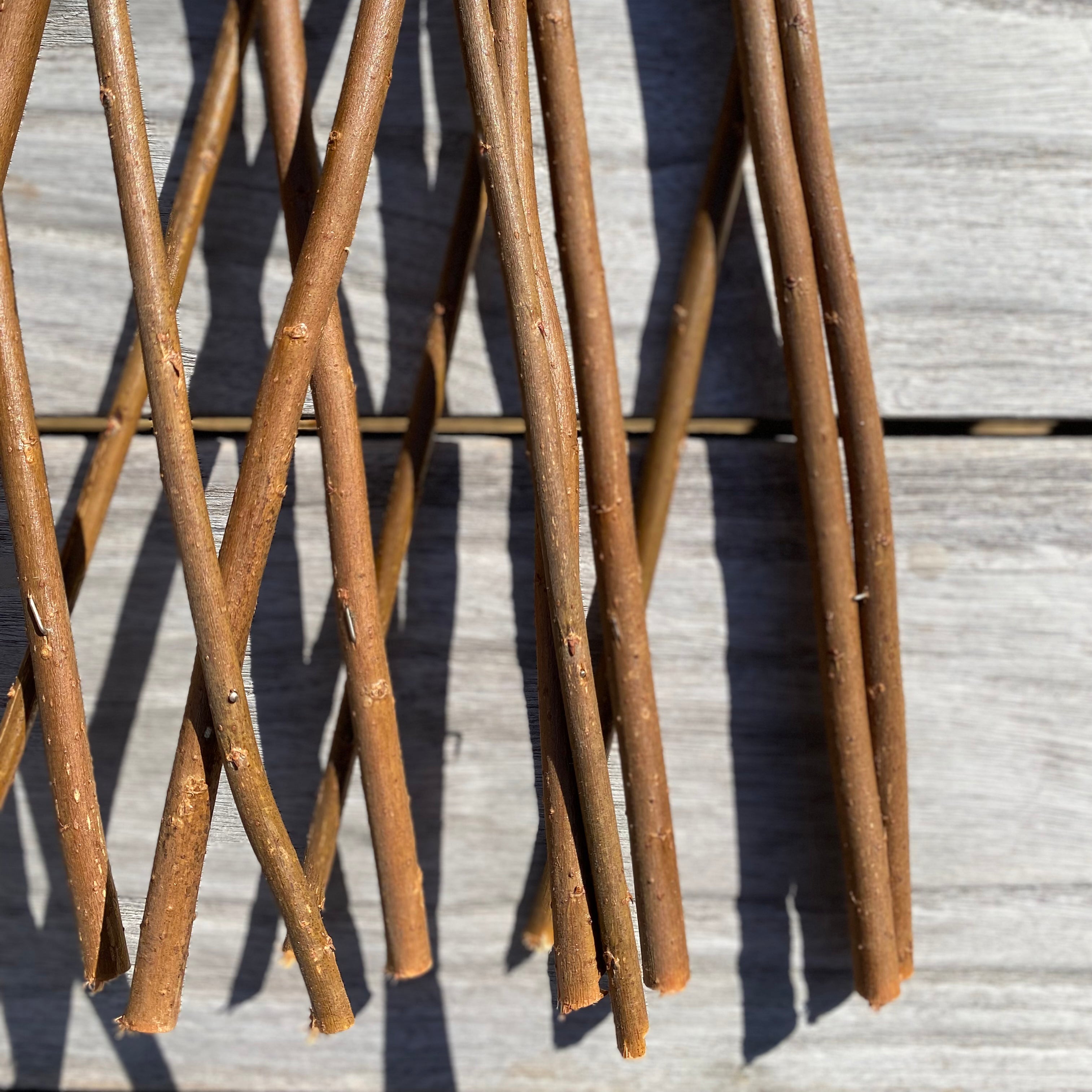 Expanding Willow Obelisk Garden Plant Support (1.2m high)