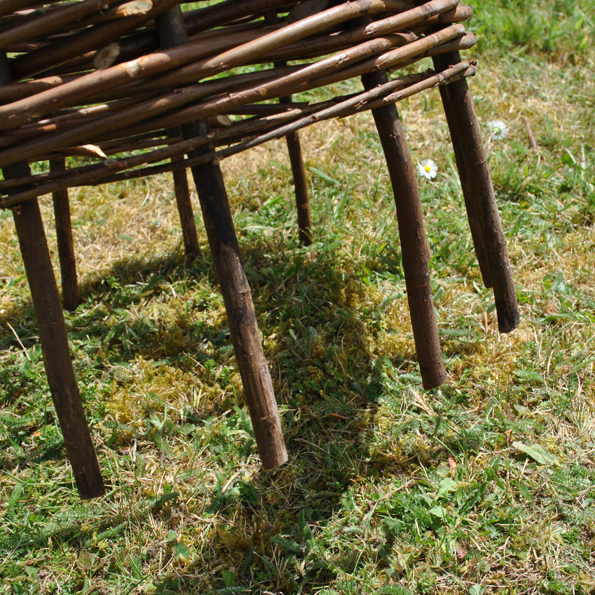 Spiral Willow Garden Obelisks Plant Support for Climbers (1.15m high) - Pack of 2
