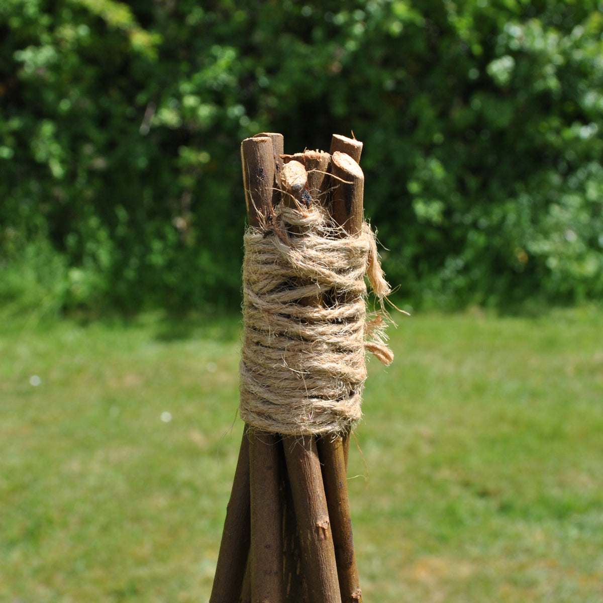 Spiral Willow Garden Obelisks Plant Support for Climbers (1.15m high) - Pack of 2