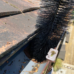 Drain & Gutter Downpipe Leaf Guard Brush Plugs 30cm (Set of 12)