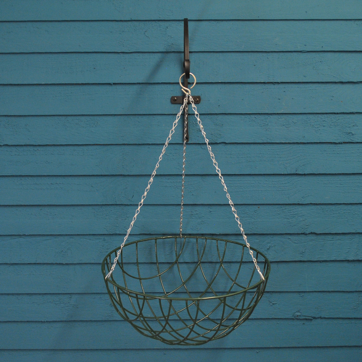 Metal Round Garden Hanging Basket Hooks (30cm) - Pack of 2