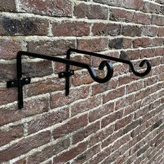 Metal Square Garden Hanging Basket Brackets (29cm) - Pack of 2