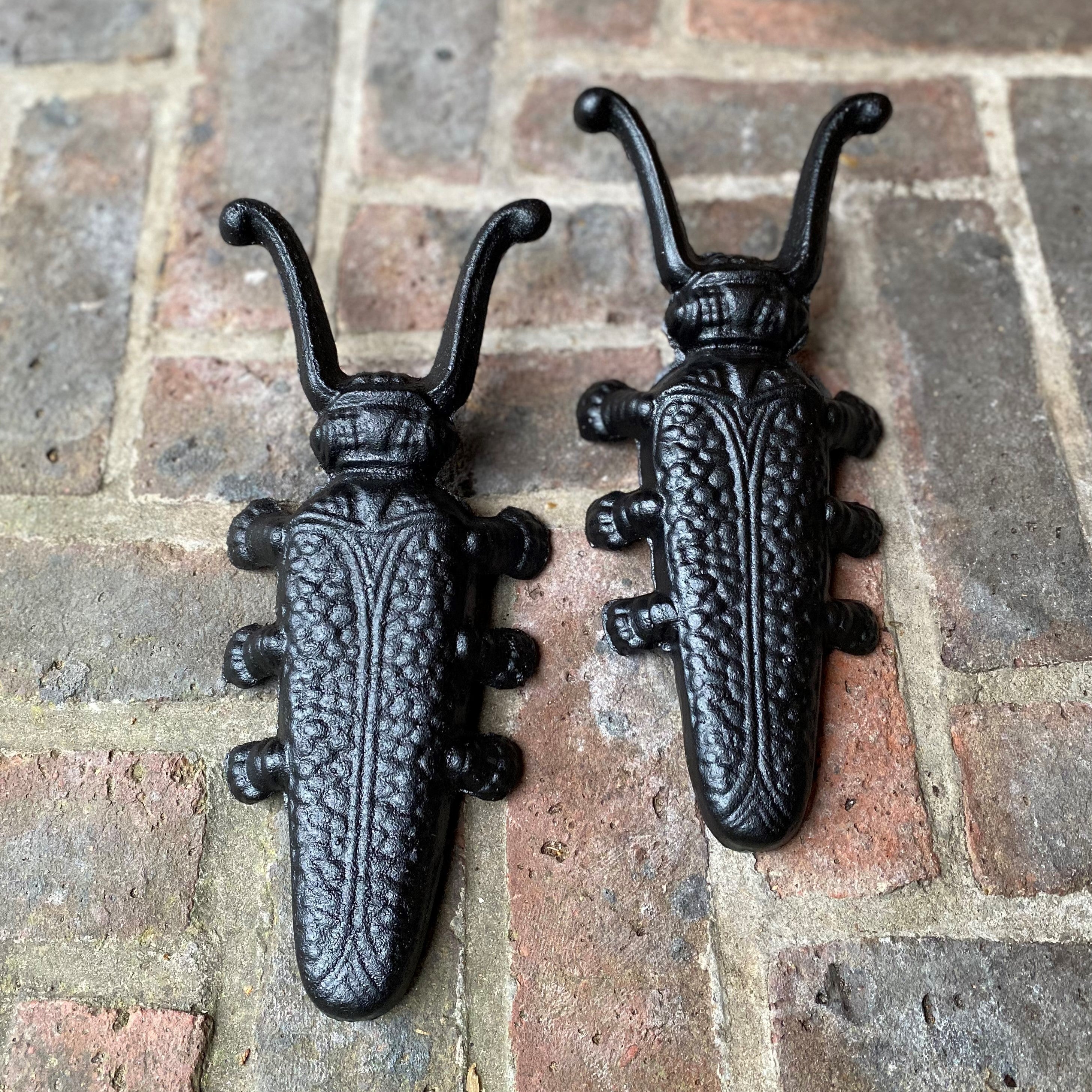 Cast Iron Beetle Boot Jack Vintage Wellington Boot Remover (Set of 2)