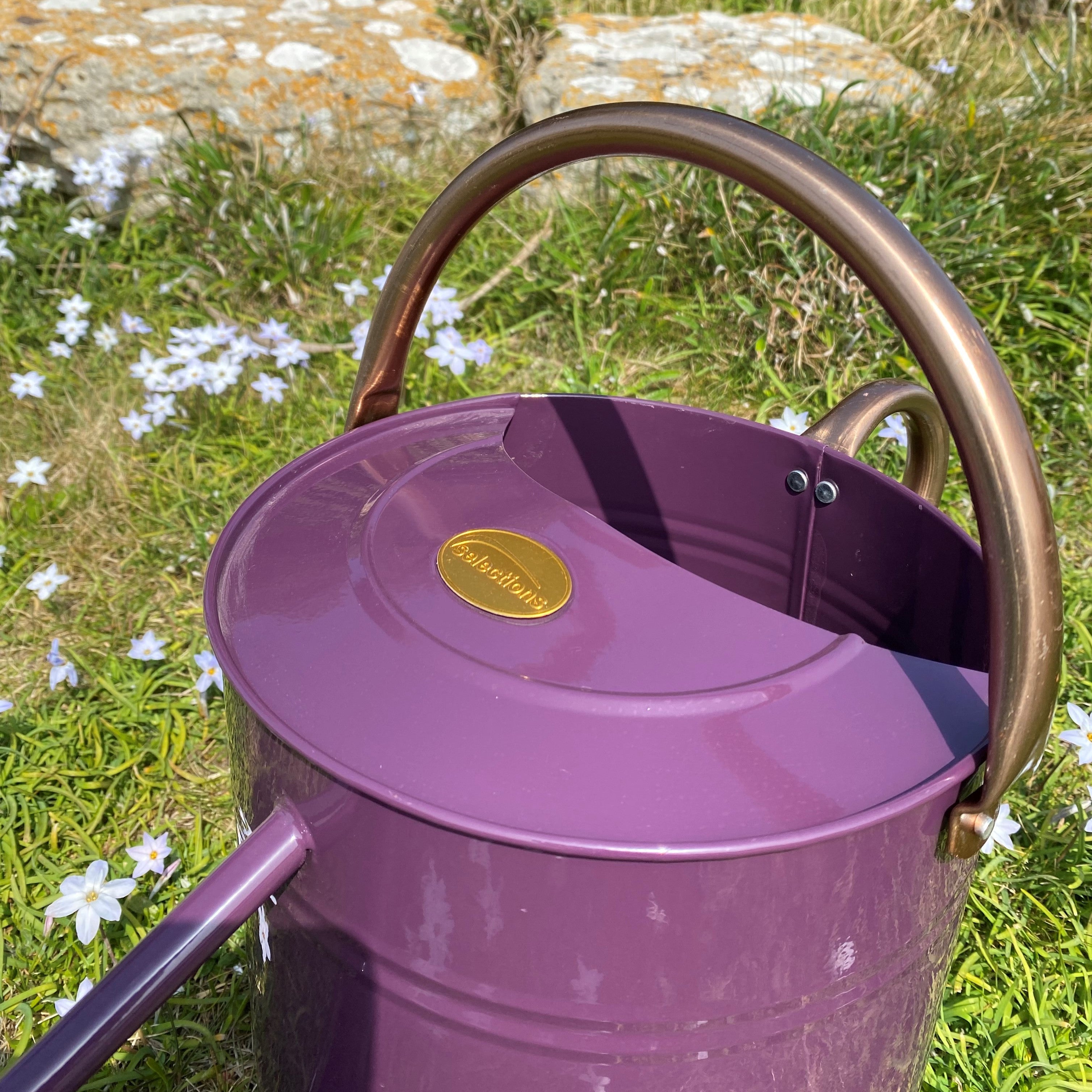 Heritage Heather & Copper Metal Watering Can (9 Litre)