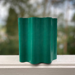 Green Plastic Corrugated Garden Lawn Edging (9m x 15cm Roll) -  3 Rolls