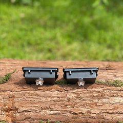 Solar Powered White Light LED Garden Light Box - Pack of 2